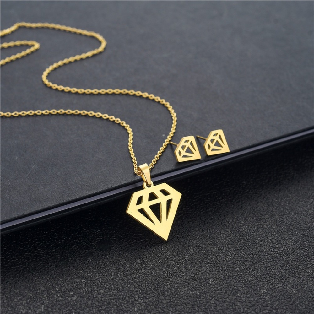 Stainless Steel Diamond Set